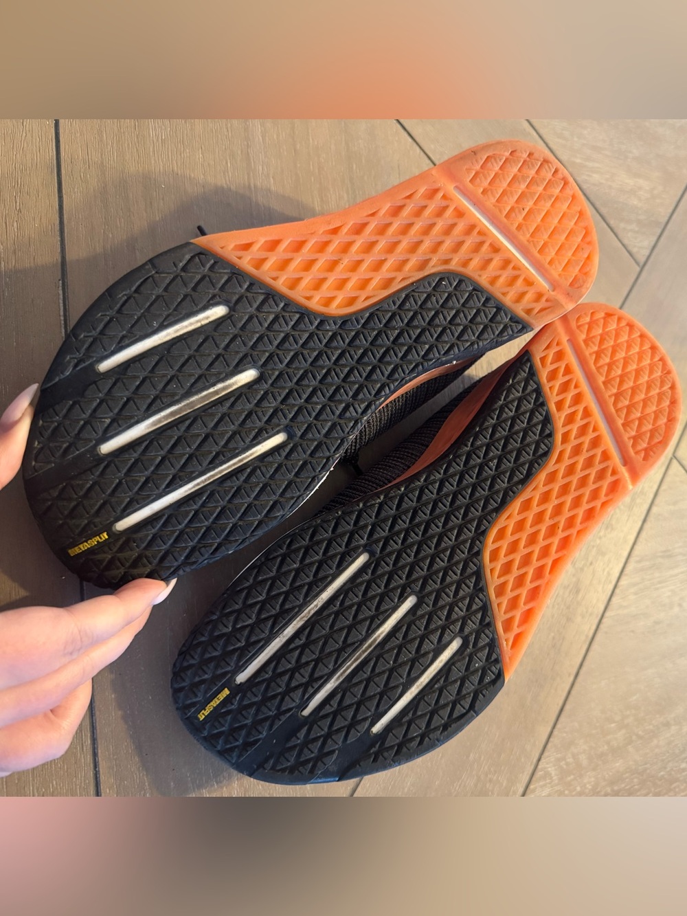 Reebok CrossFit Running Shoes - Grey with Orange and White Accents - Picture 5 of 11